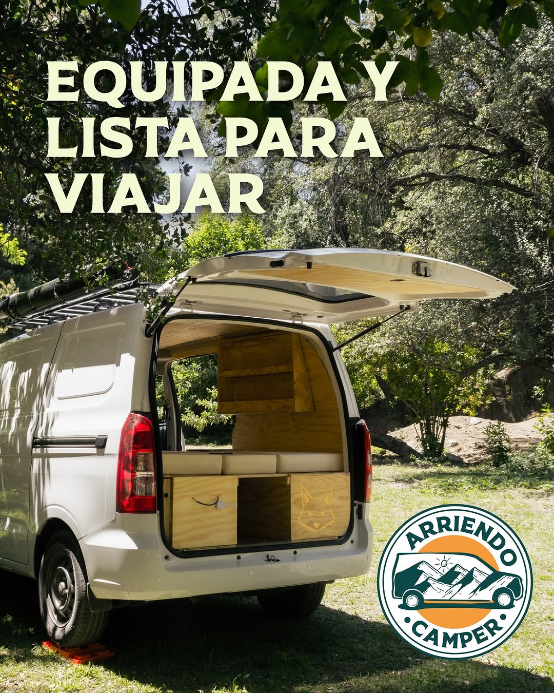 Arriendo de camper equipado en Chile
